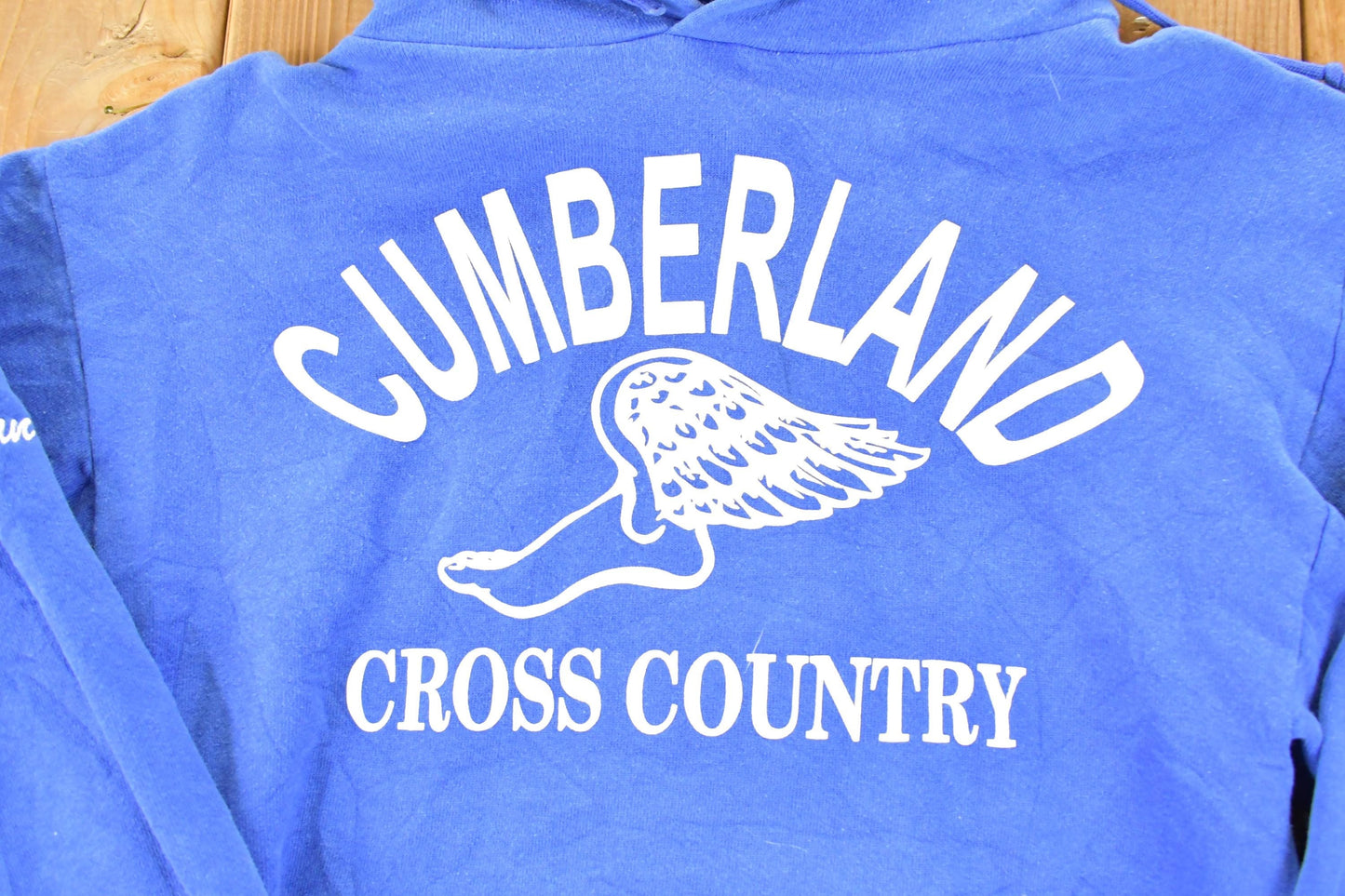 Vintage 1990s Cumberland Cross Country University Hoodie Sweater Men's M from propervintagecanada