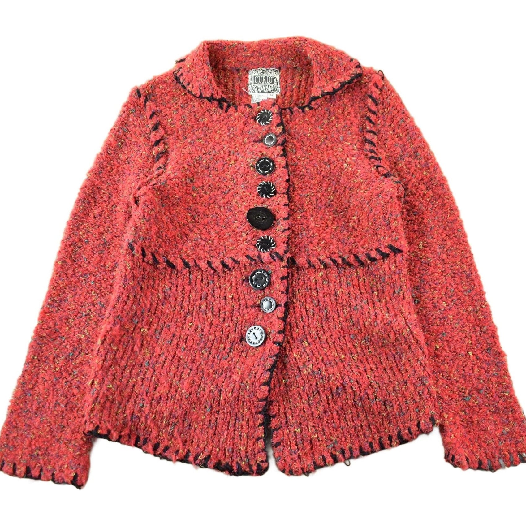 Vintage 1990s Curio Knit Cardigan Women's Medium from propervintagecanada