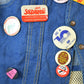 Vintage 1990s Custom Jean Jacket Button Vest Men's S from propervintagecanada