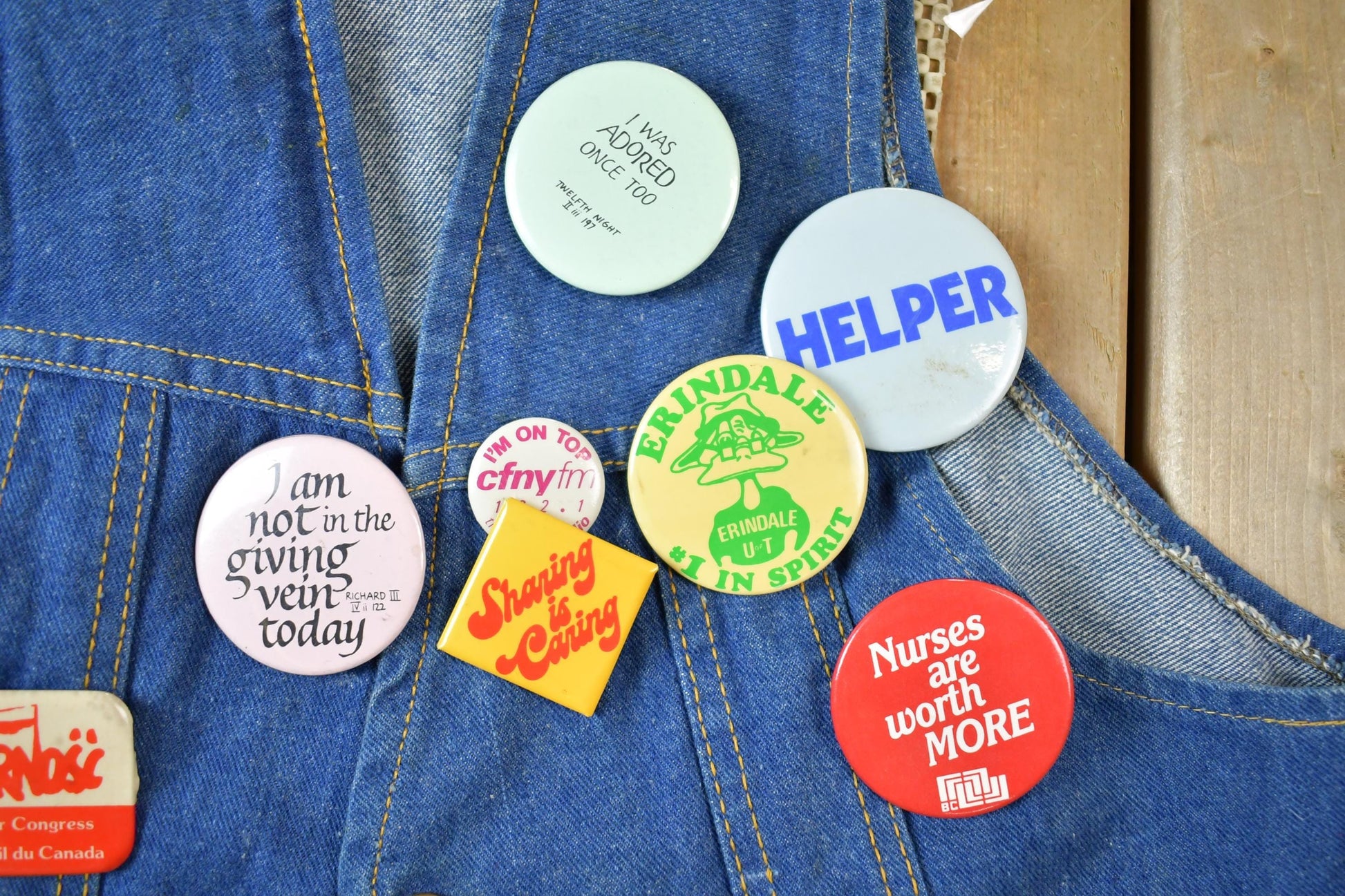 Vintage 1990s Custom Jean Jacket Button Vest Men's S from propervintagecanada