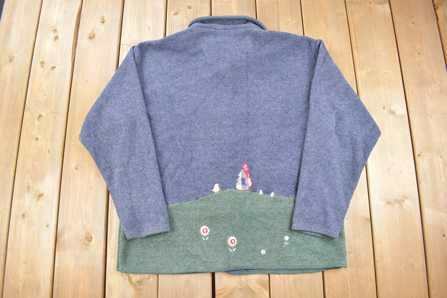 Vintage 1990s Cute Button Up Sweater Women's XL from propervintagecanada