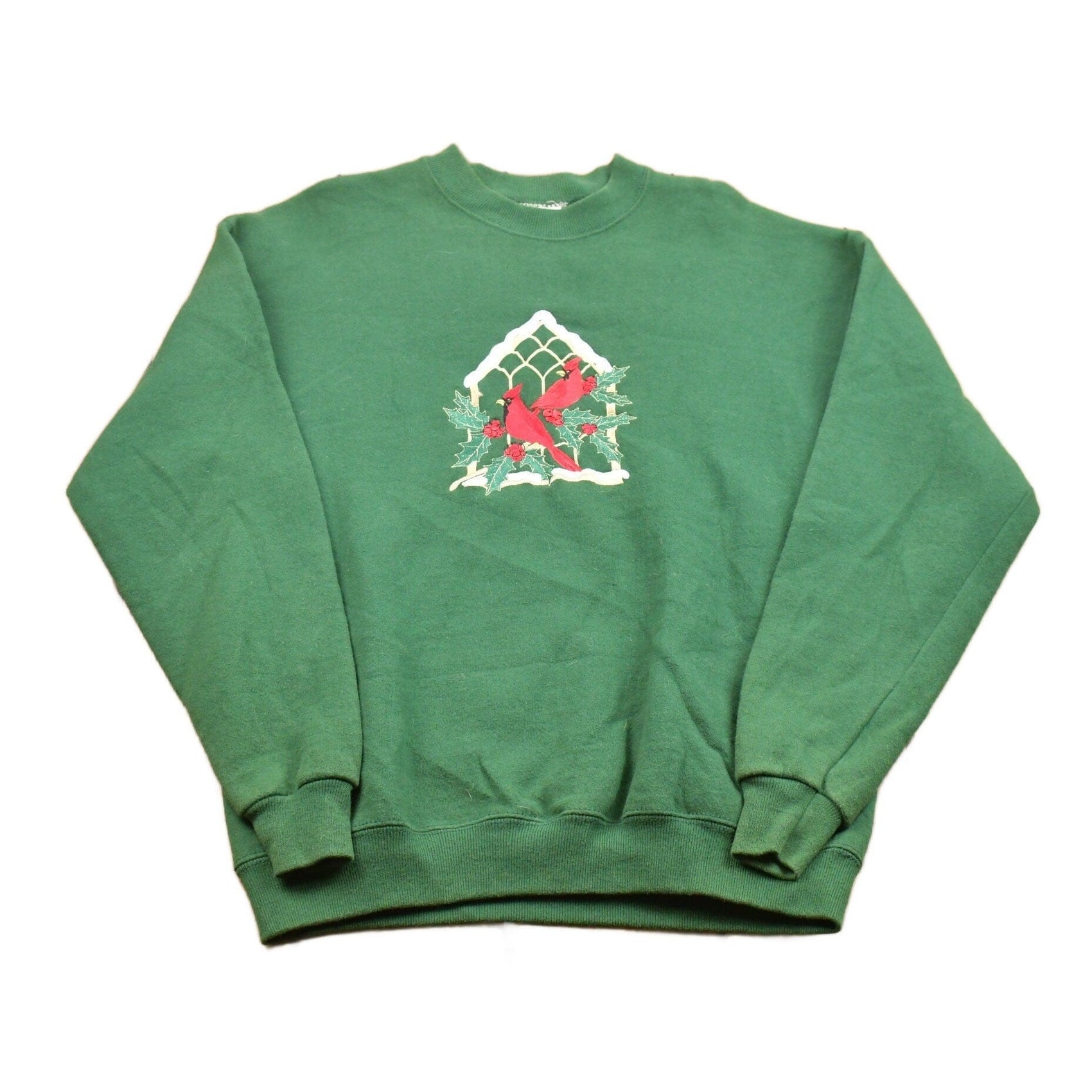 Vintage 1990s Cute Cardinal Crewneck Sweatshirt Men's Medium from propervintagecanada
