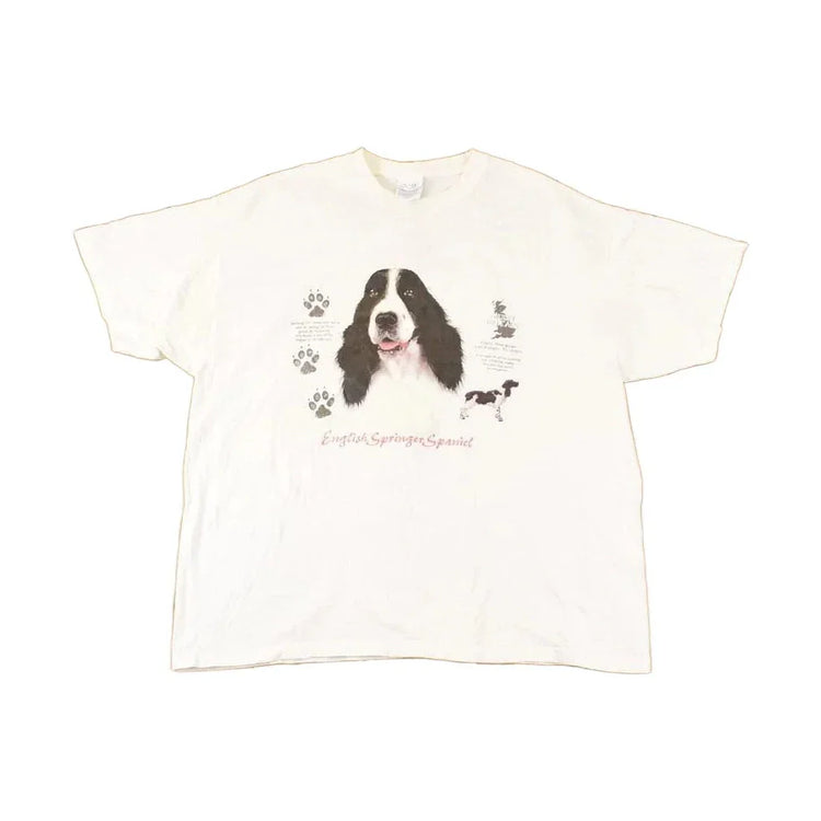 Vintage 1990s Cute Cocker Spaniel Dog Souvenir Travel T-Shirt Men's XL / Destination Shirt / 90s Single Stitch Graphic Tee / Made in USA from propervintagecanada