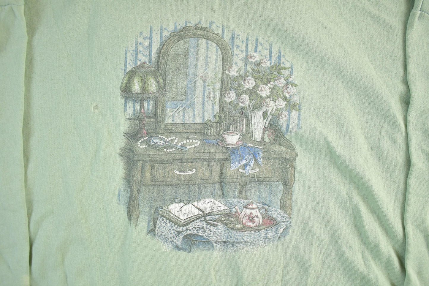 Vintage 1990s Cute Double Collar Grandma Crewneck Sweatshirt Womens 2X from propervintagecanada