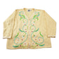 Vintage 1990s Cute Floral Theme Knit Cardigan Women's 2X from propervintagecanada