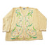 Vintage 1990s Cute Floral Theme Knit Cardigan Women&