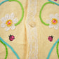 Vintage 1990s Cute Floral Theme Knit Cardigan Women's 2X from propervintagecanada