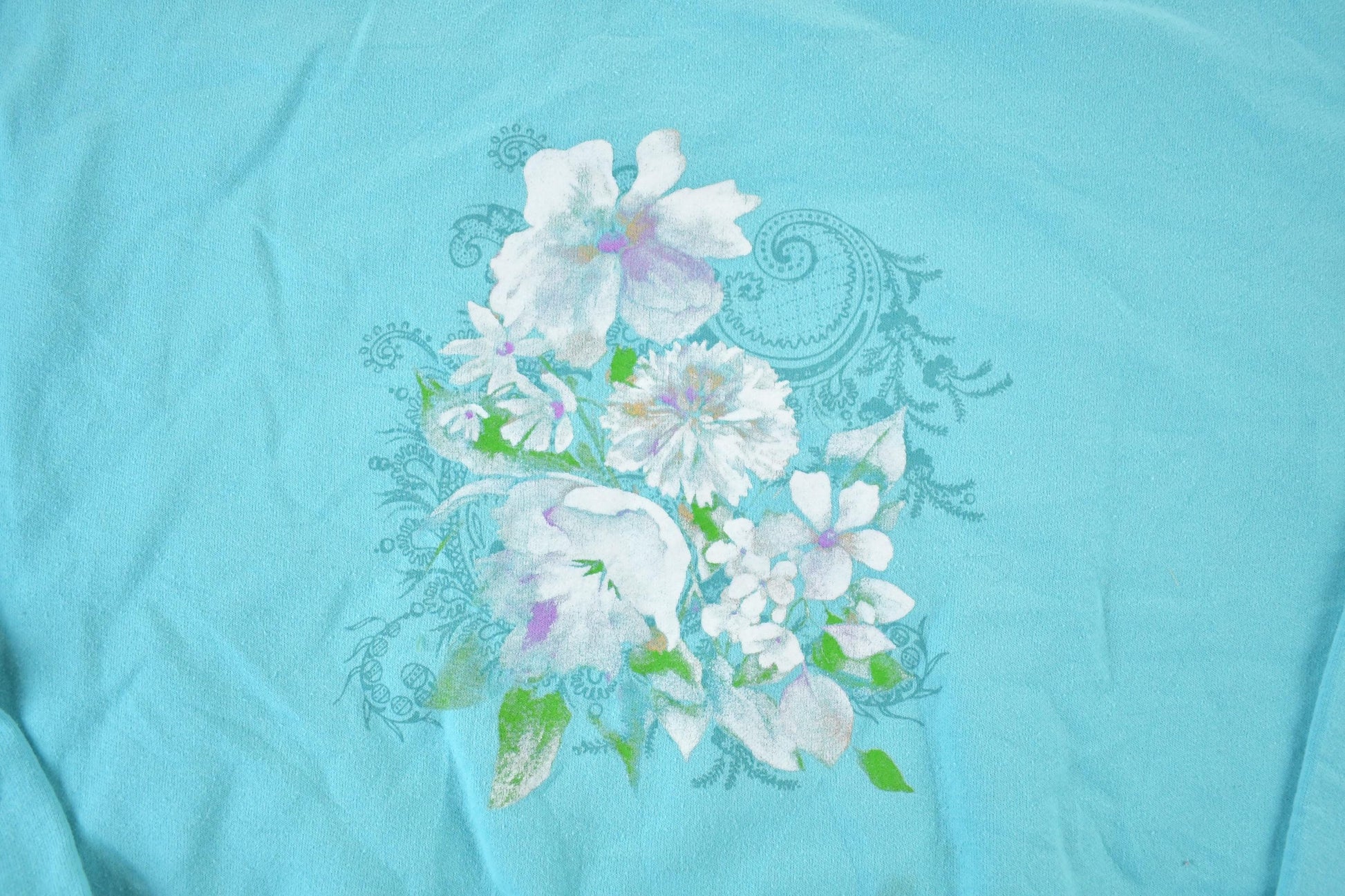 Vintage 1990s Cute Flowers Crewneck Sweater Men's Large from propervintagecanada
