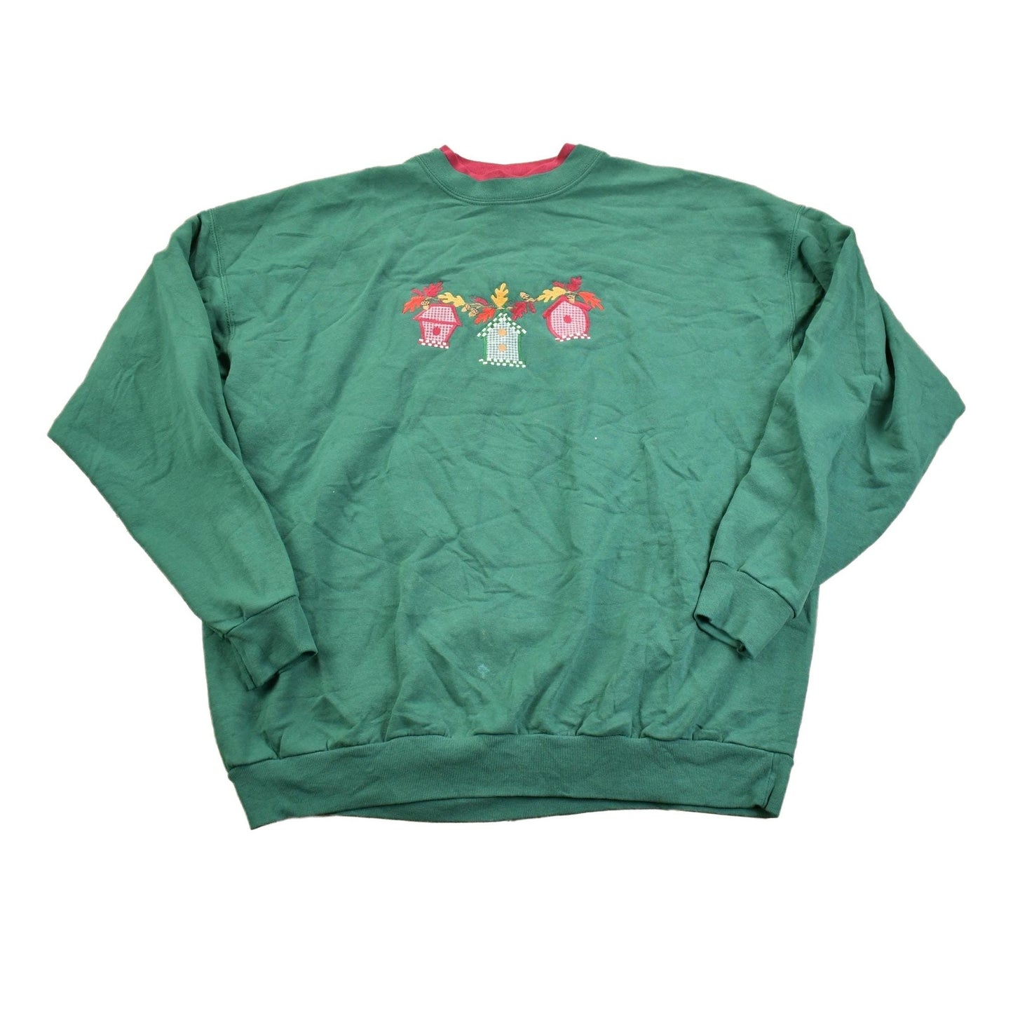 Vintage 1990s Cute Grandma Style Crewneck Christmas Sweater Men's Large from propervintagecanada