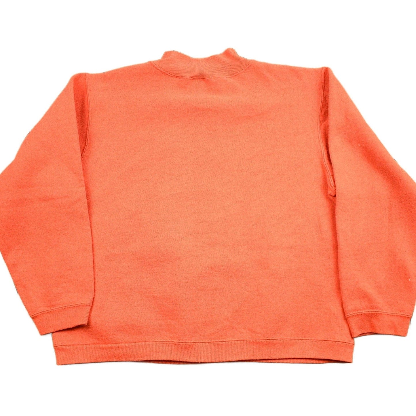 Vintage 1990s Cute Orange Mockneck Sweater Women's M from propervintagecanada