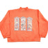 Vintage 1990s Cute Orange Mockneck Sweater Women&