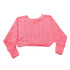 Vintage 1990s Cute Pink Knit Crewneck Sweater Women&