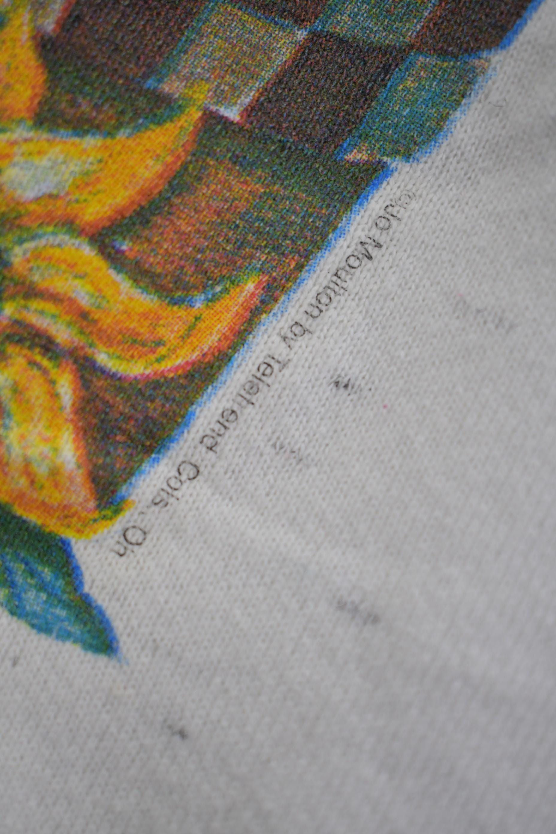 Vintage 1990s Cute Potted Plant Grandma Style Crewneck Sweater Men's XL from propervintagecanada