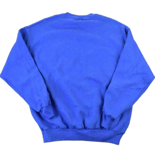 Vintage 1990s Cute Pumpkin Scarecrow Halloween Crewneck Sweater Men's Large from propervintagecanada