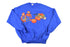 Vintage 1990s Cute Pumpkin Scarecrow Halloween Crewneck Sweater Men&
