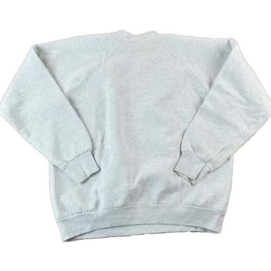 Vintage 1990s Cute Sleeping Kitten Crew Neck Sweater Men's Large from propervintagecanada