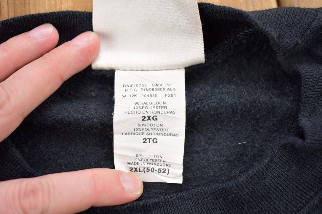 Vintage 1990s Dairyland Outdoor Veterans Retreat Crewneck Sweatshirt Men's 2XL from propervintagecanada