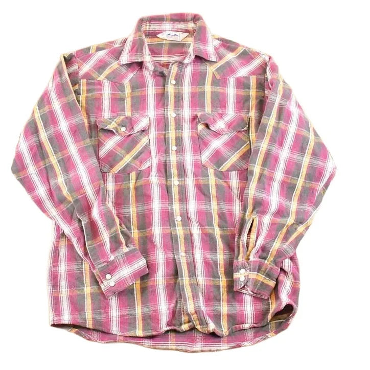 Vintage 1990s Dakota Plaid Button Up Shirt Men's M from propervintagecanada