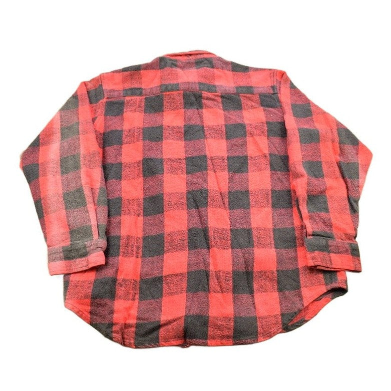 Vintage 1990s Dakota Plaid Flannel Button Up Shirt Men's XL from propervintagecanada