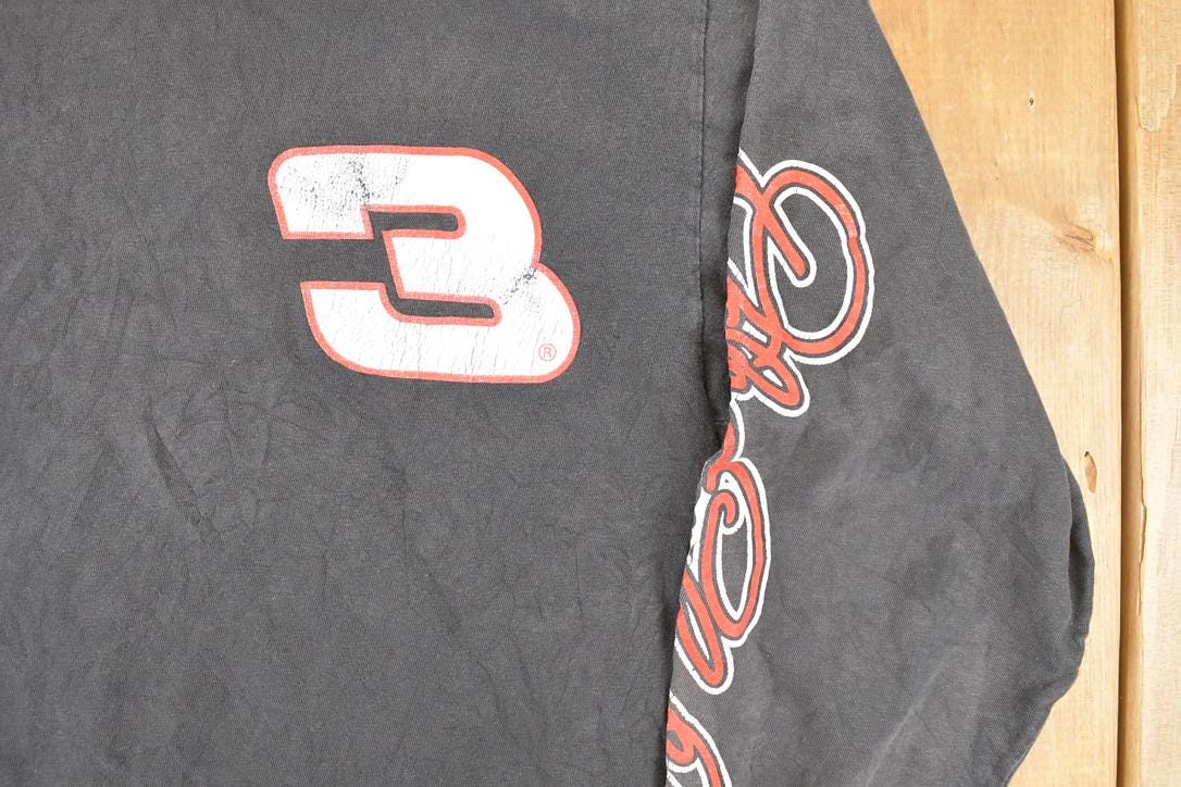Vintage 1990s Dale Earnhardt The Intimidator FAB Souvenir Racing T-Shirt Men's M from propervintagecanada