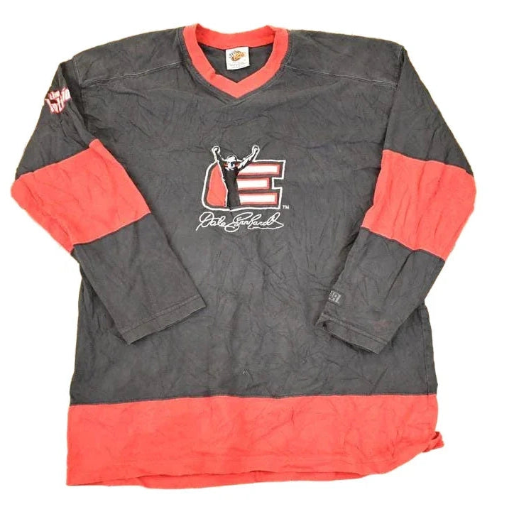 Vintage 1990s Dale Earnhardt Winners Circle Embroidered Nascar Racing Crew Neck Sweatshirt Mens L / 90's Race Destination Sweater from propervintagecanada