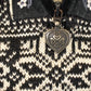 Vintage 1990s Dale Of Norway Olympic Abstract Knit Cardigan Sweater Womens S from propervintagecanada