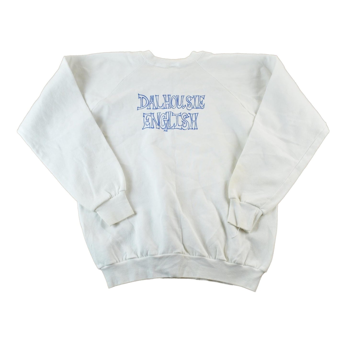 Vintage 1990s Dalhousie University English Book Worm Crew Neck Men's M from propervintagecanada