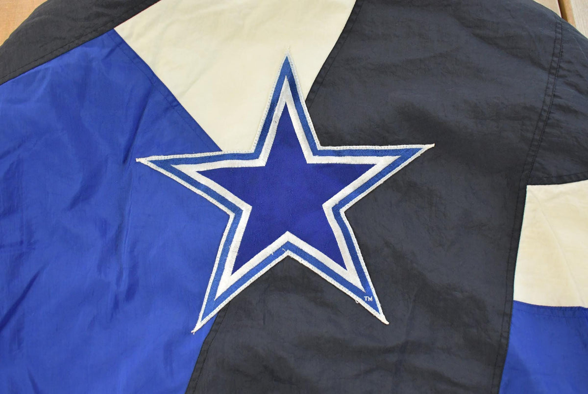 Vintage 1990s Dallas Cowboys Apex One NFL Windbreaker Jacket Men's XL from propervintagecanada