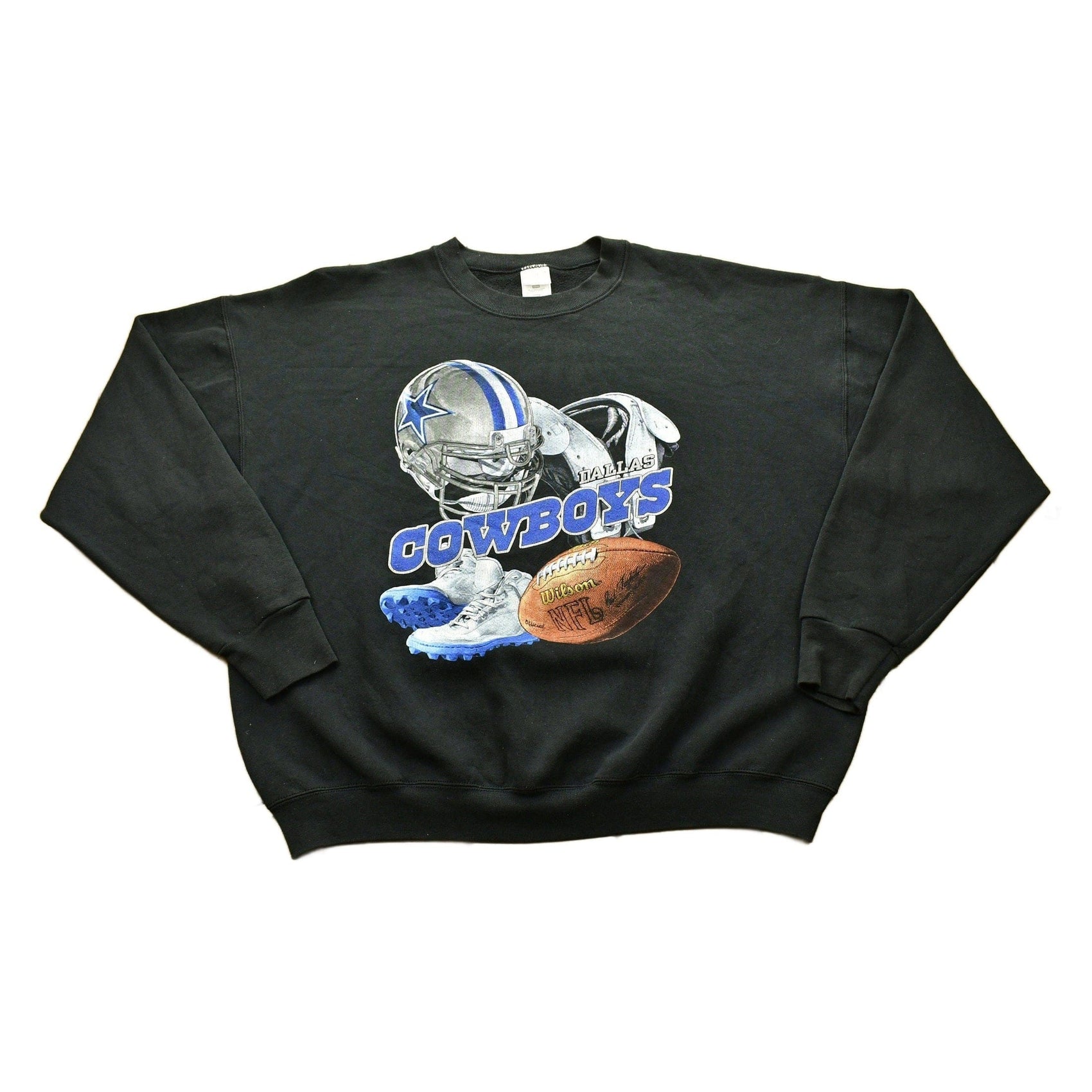 Vintage 1990s Dallas Cowboys Crewneck Sweatshirt Men's 2XL from propervintagecanada