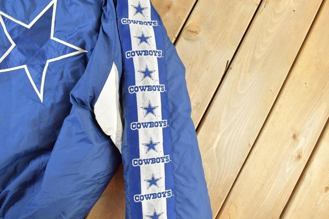 Vintage 1990s Dallas Cowboys Game Day NFL Football Pullover Jacket Men's XL from propervintagecanada