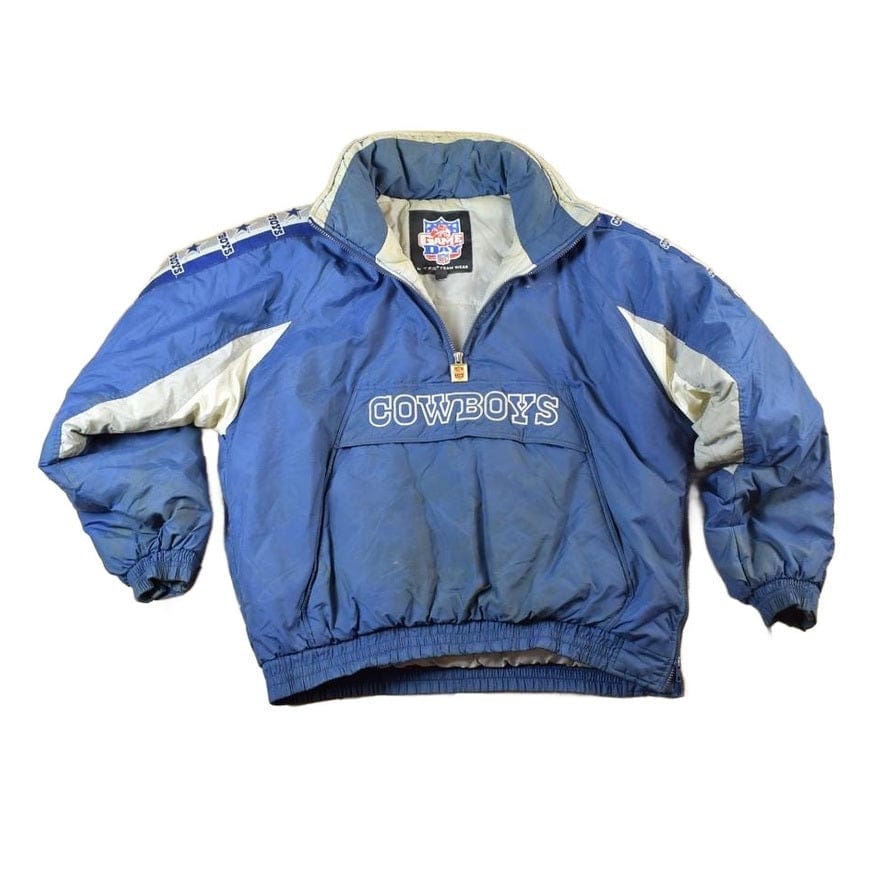 Vintage 1990s Dallas Cowboys Game Day NFL Football Pullover Jacket Men's XL from propervintagecanada
