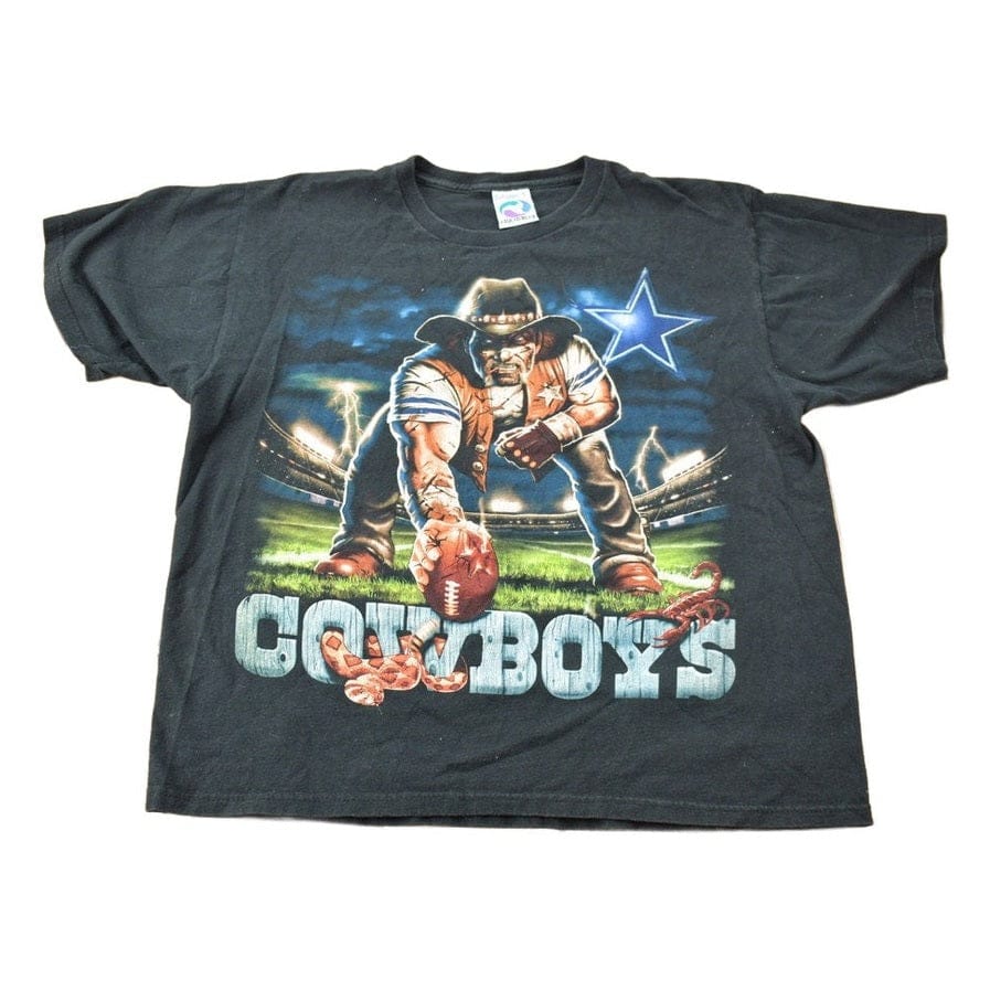 Vintage 1990s Dallas Cowboys Liquid Blue Graphic T-Shirt Men's Large from propervintagecanada