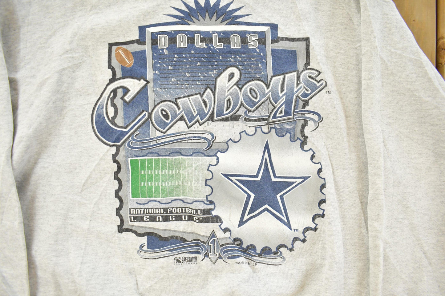 Vintage 1990s Dallas Cowboys NFL Crewneck Sweatshirt Men's XL from propervintagecanada