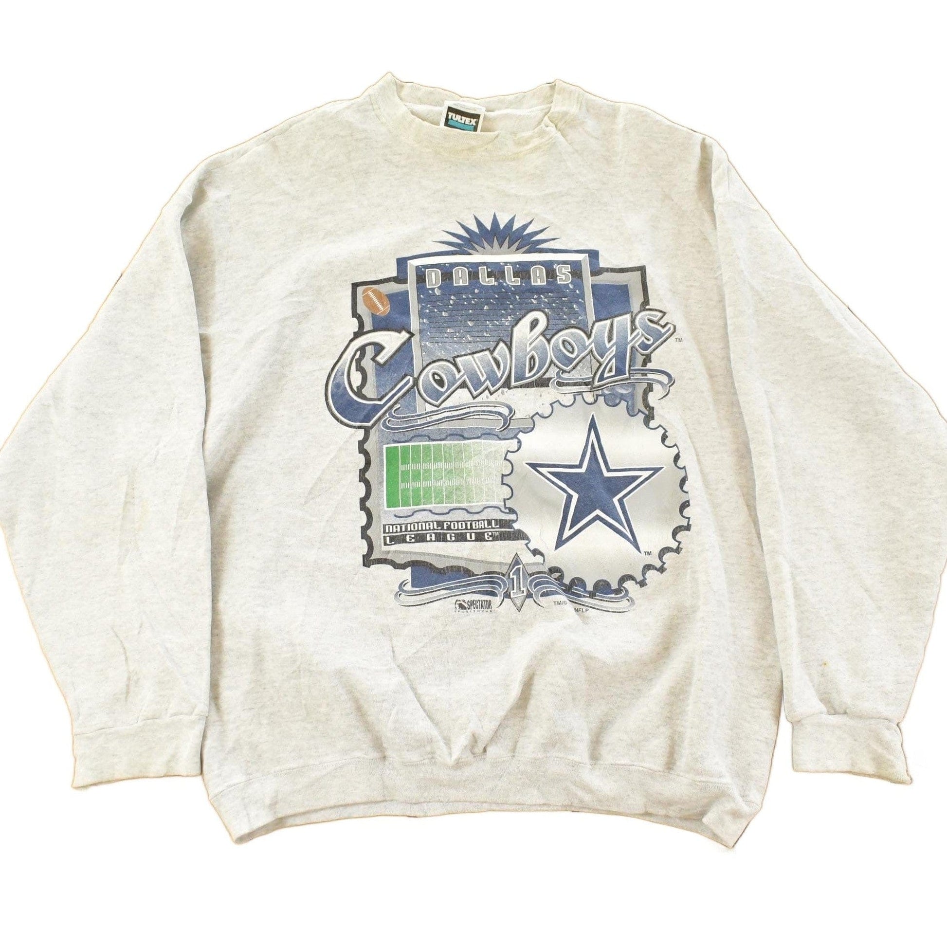 Vintage 1990s Dallas Cowboys NFL Crewneck Sweatshirt Men's XL from propervintagecanada
