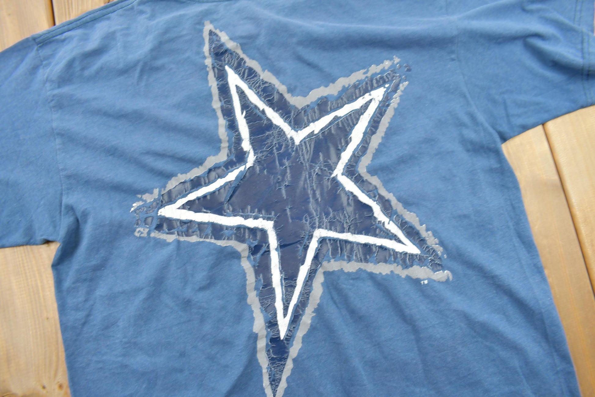 Vintage 1990s Dallas Cowboys NFL Double Sided T-Shirt Men's Large from propervintagecanada