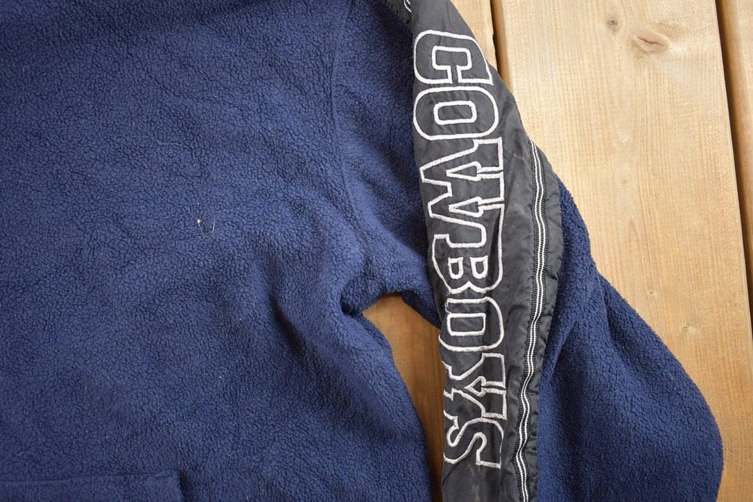 Vintage 1990s Dallas Cowboys NFL Fleece Hoodie Youth XL from propervintagecanada