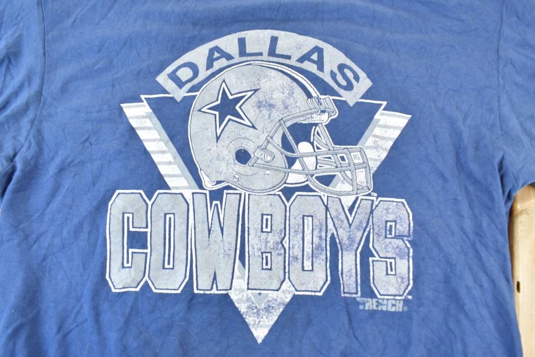 Vintage 1990s Dallas Cowboys NFL Graphic T-Shirt Men's Large from propervintagecanada