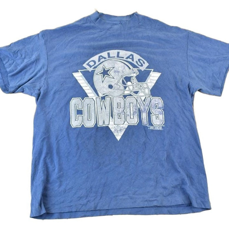 Vintage 1990s Dallas Cowboys NFL Graphic T-Shirt Men's Large from propervintagecanada