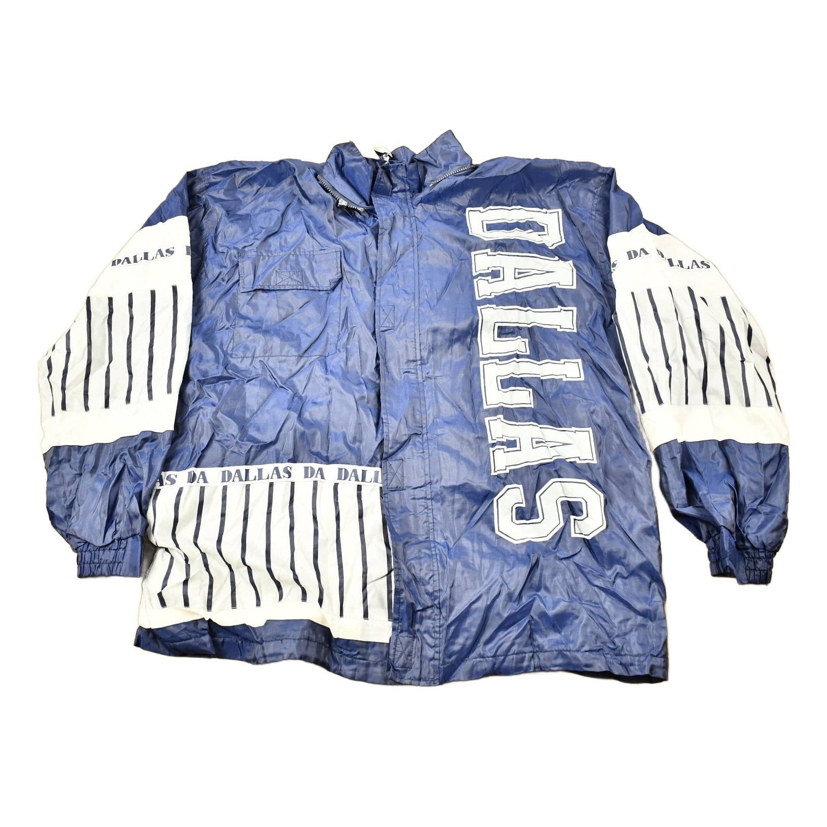 Vintage 1990s Dallas Cowboys NFL Windbreaker Jacket Men's 2XL from propervintagecanada