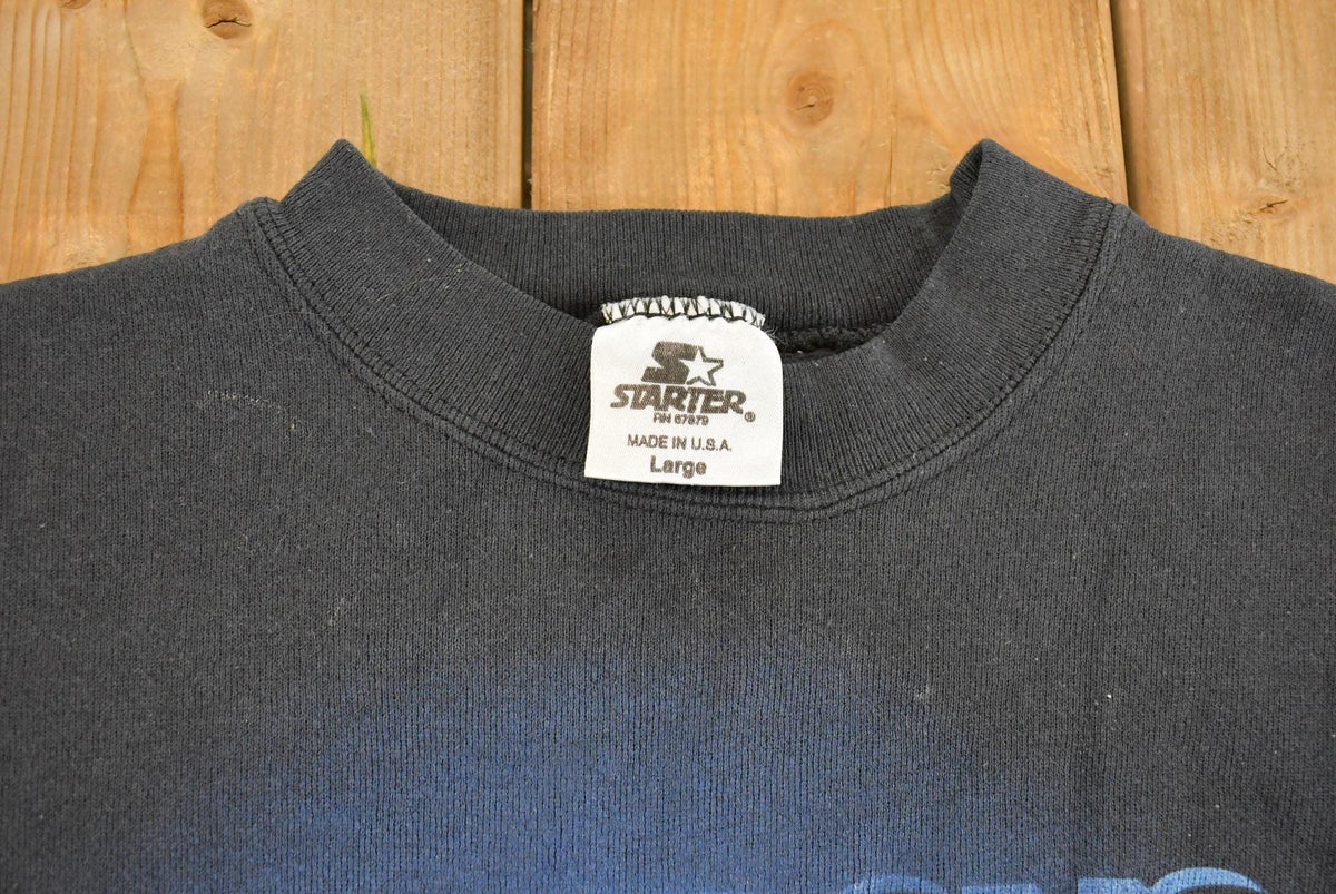 Vintage 1990s Dallas Cowboys Starter NFL Crewneck Sweatshirt Men's M from propervintagecanada