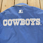 Vintage 1990s Dallas Cowboys Starter NFL Windbreaker Jacket Men's Large from propervintagecanada