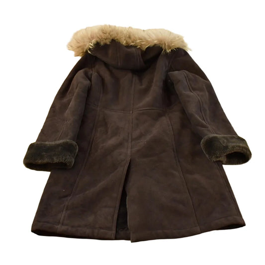 Vintage 1990s Dana Buchman Faux Shearling Coat Women's M from propervintagecanada