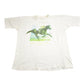 Vintage 1990s Dance Smartly Woodbine Horse Racing Graphic T Shirt Men's XL from propervintagecanada