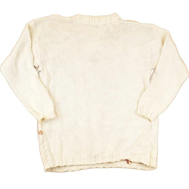 Vintage 1990s Daniel Hechter Chunky Cable Knit Crewneck Sweater Women's M from propervintagecanada