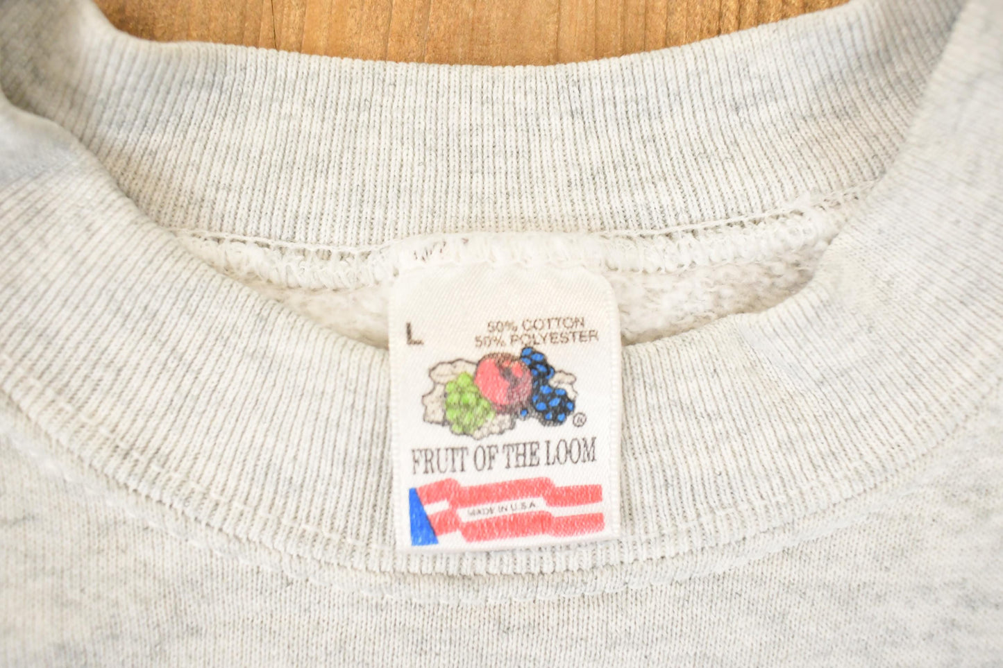 Vintage 1990s Danish Graphic Print Crewneck Sweatshirt Men's M from propervintagecanada