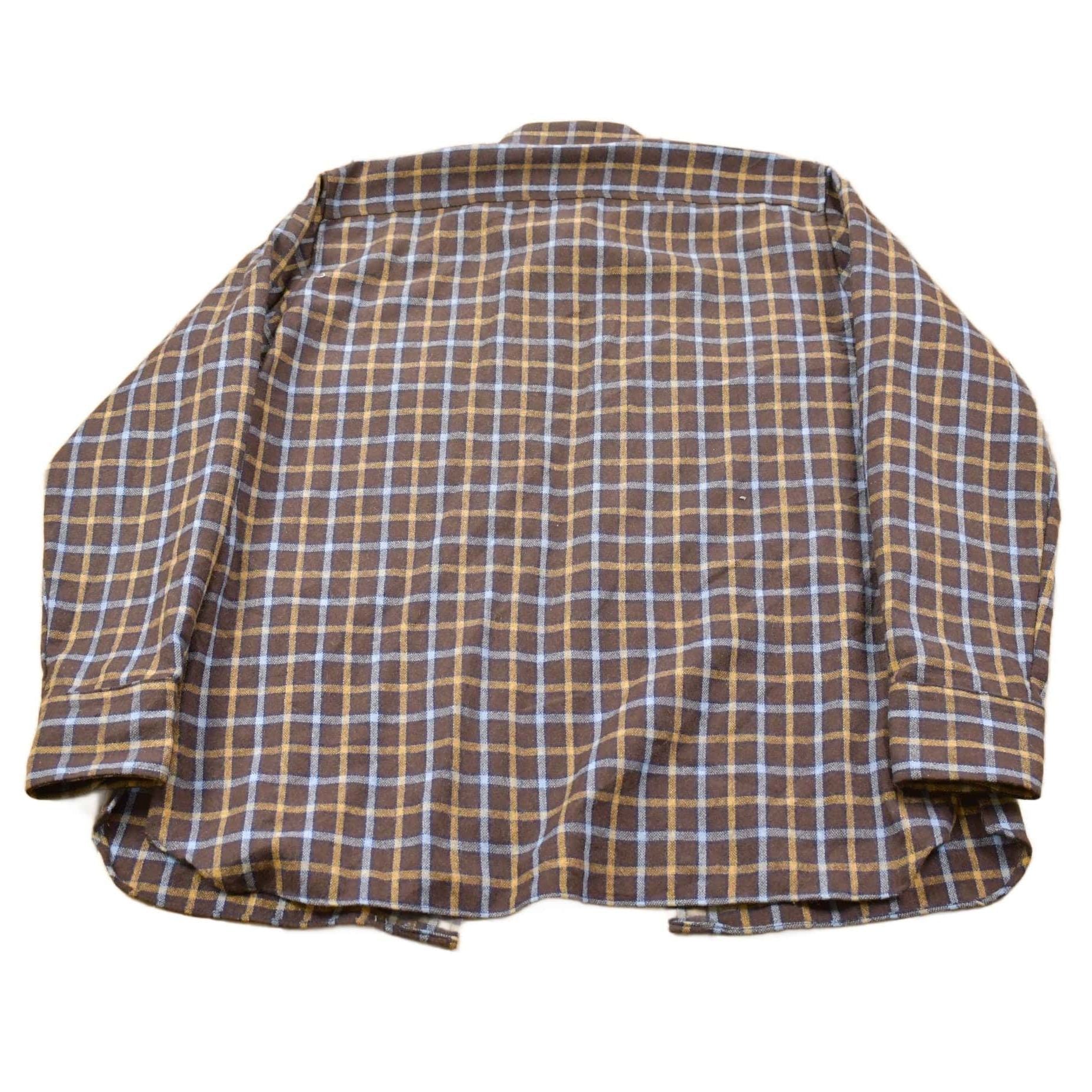 Vintage 1990s David Harrison Plaid Lined Button Up Shirt Men's Large from propervintagecanada