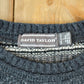Vintage 1990s David Taylor Knit Abstract Striped Pattern Crewneck Sweater Made In USA Men's Large from propervintagecanada