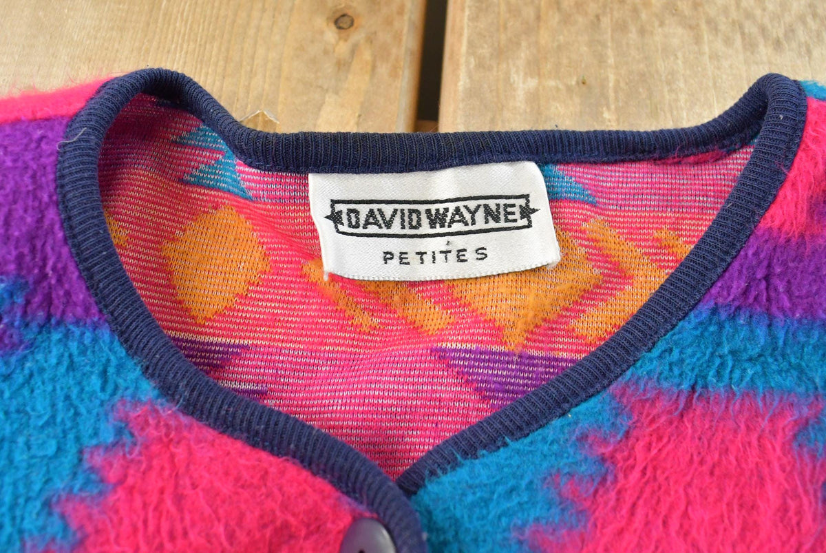 Vintage 1990s David Wayne Petites Cardigan Sweater Women's M from propervintagecanada