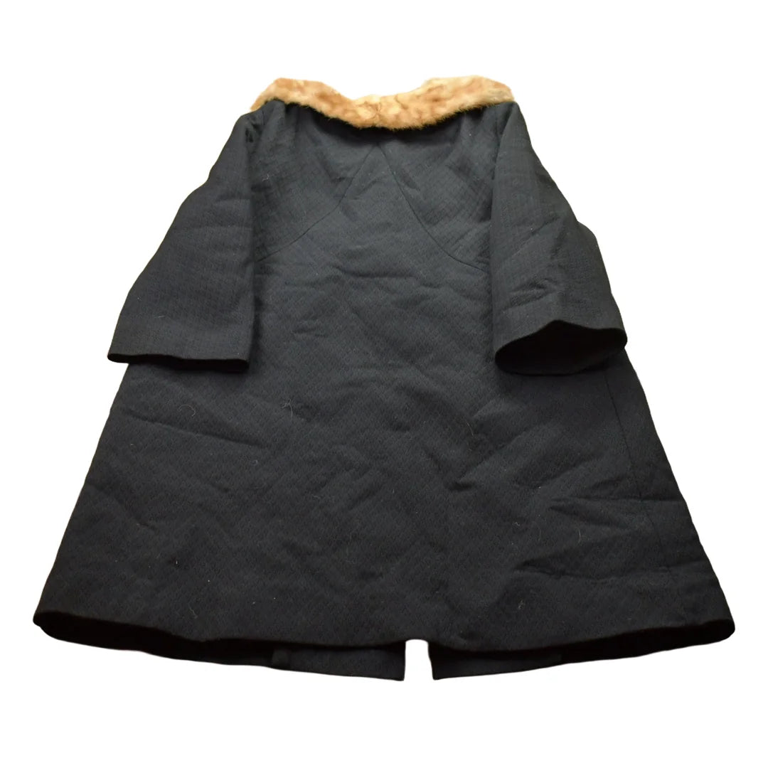 Vintage 1990s Davids Fur Collar 100% Wool Jacket from propervintagecanada