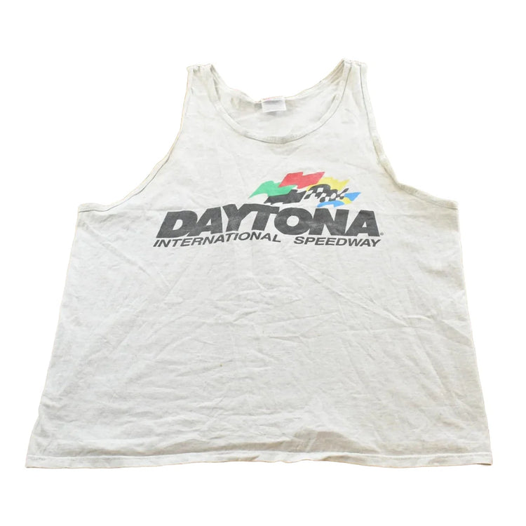 Vintage 1990s Daytona International Speedway Nascar Racing Tank Top Men's XL from propervintagecanada